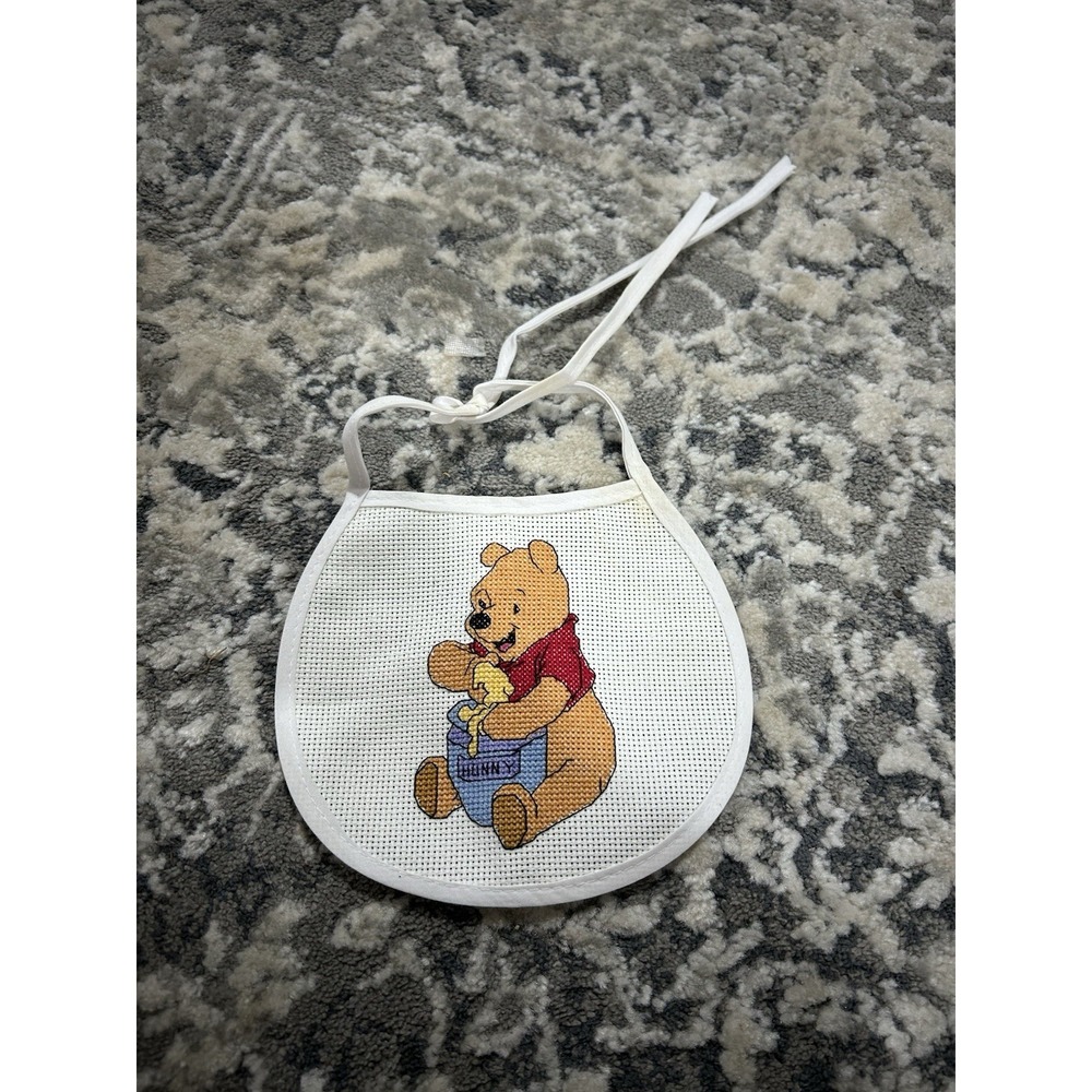 Winnie The Pooh Vintage Cross Stitch Bib